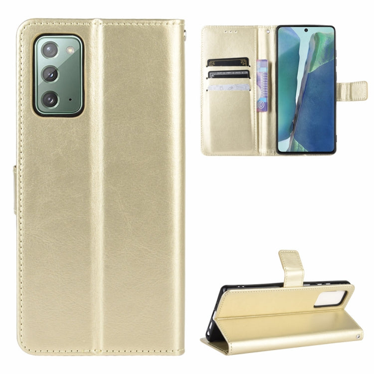 For Samsung Galaxy S20 FE 4G / 5G Retro Crazy Horse Texture Horizontal Flip Leather Case with Holder & Card Slots & Photo Frame