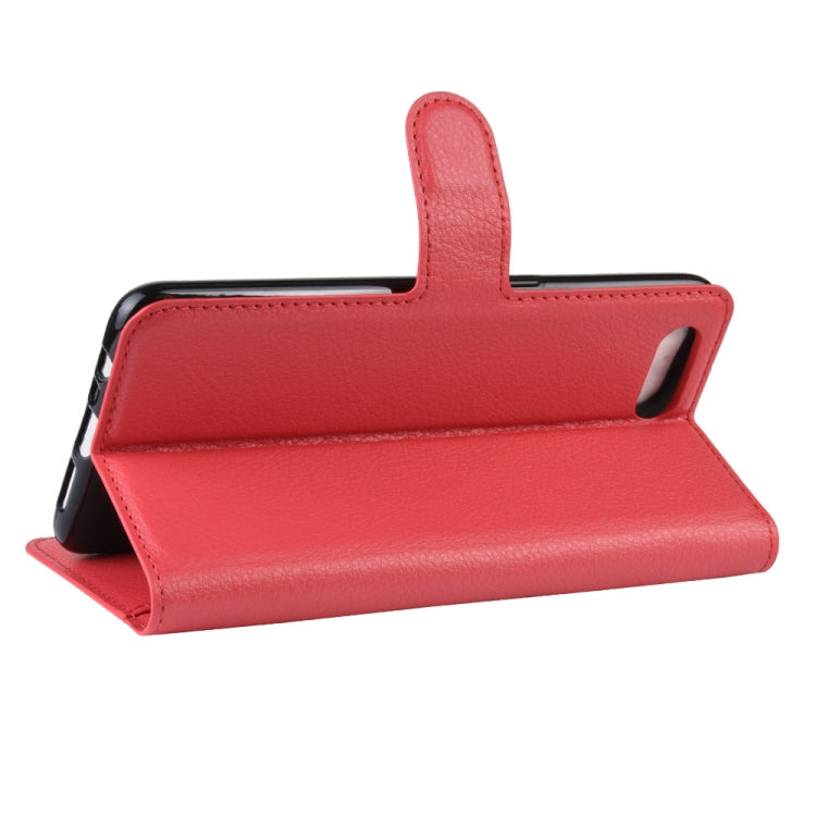 Litchi Texture Wallet Leather Stand Protective Case for OPPO AX5S / A5S