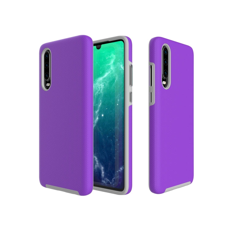 Anti-slip Armor Texture TPU + PC Case for Huawei P30 Lite / Nove 4E