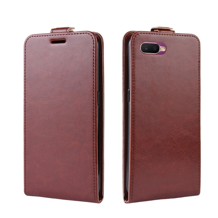 Crazy Horse Vertical Flip Leather Protective Case for OPPO AX5S / A5S