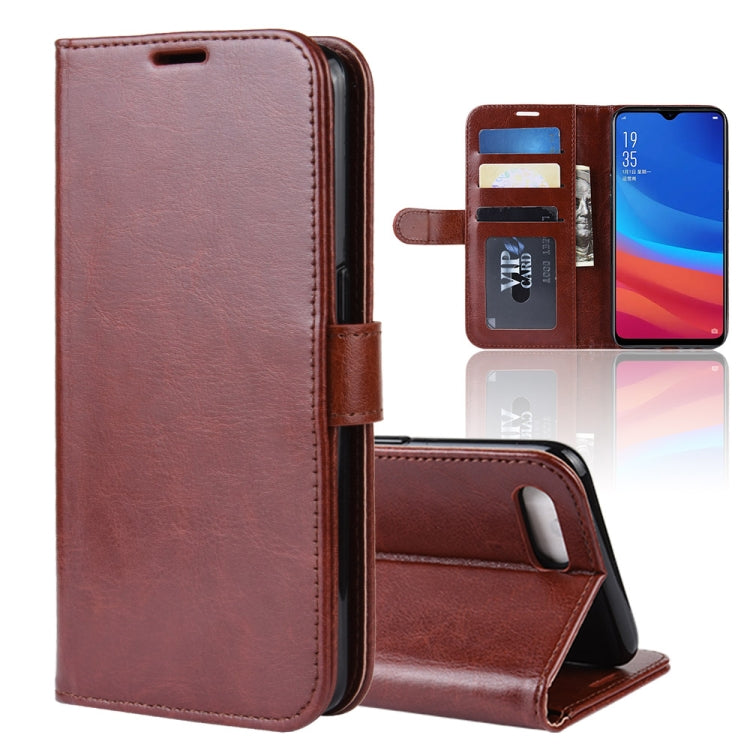 Crazy Horse Horizontal Flip PU Leather Case for OPPO AX5S / A5S, with Wallet Holder & Card Slots & Photo Frame