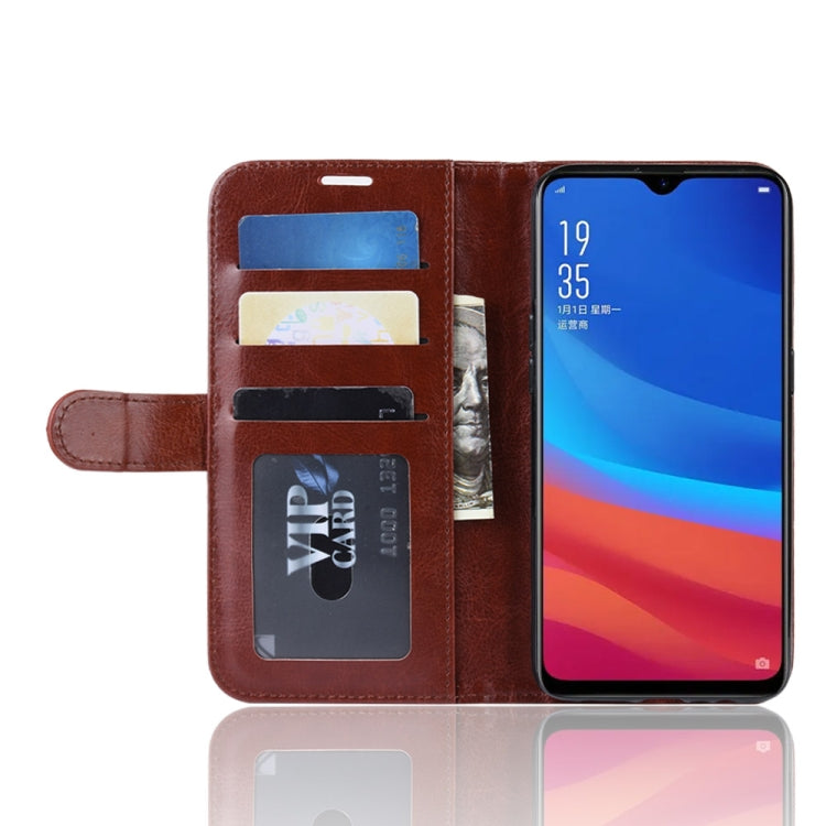 Crazy Horse Horizontal Flip PU Leather Case for OPPO AX5S / A5S, with Wallet Holder & Card Slots & Photo Frame