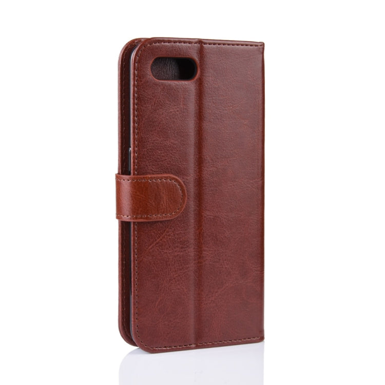 Crazy Horse Horizontal Flip PU Leather Case for OPPO AX5S / A5S, with Wallet Holder & Card Slots & Photo Frame