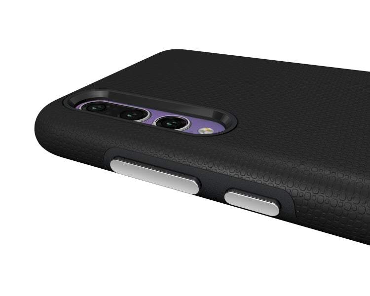 Anti-slip Armor Texture TPU + PC Case for Huawei P20 Pro