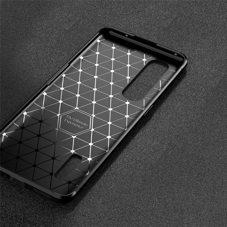 For  OPPO Realme 7 Carbon Fiber Texture Shockproof TPU Case