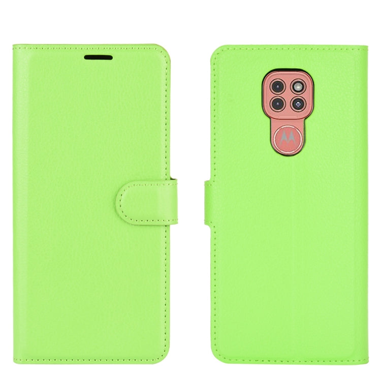 For Motorola Moto G9 / G9 Play Litchi Texture Horizontal Flip Protective Case with Holder & Card Slots & Wallet