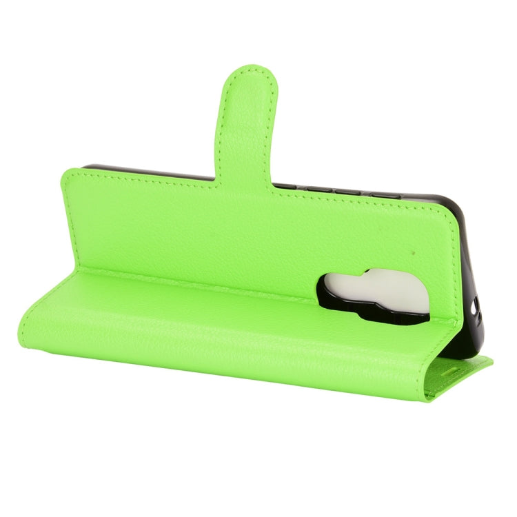 For Motorola Moto G9 / G9 Play Litchi Texture Horizontal Flip Protective Case with Holder & Card Slots & Wallet