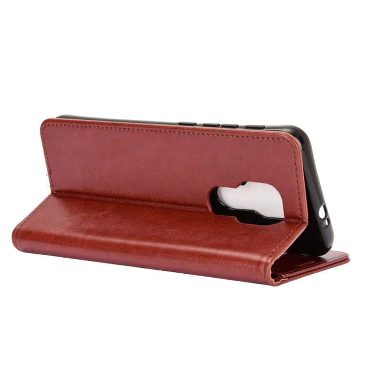 For Motorola Moto G9 / G9 Play R64 Texture Single Horizontal Flip Protective Case with Holder & Card Slots & Wallet& Photo Frame