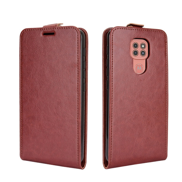 For Motorola Moto G9 / G9 Play R64 Texture Single Vertical Flip Leather Protective Case with Card Slots & Photo Frame