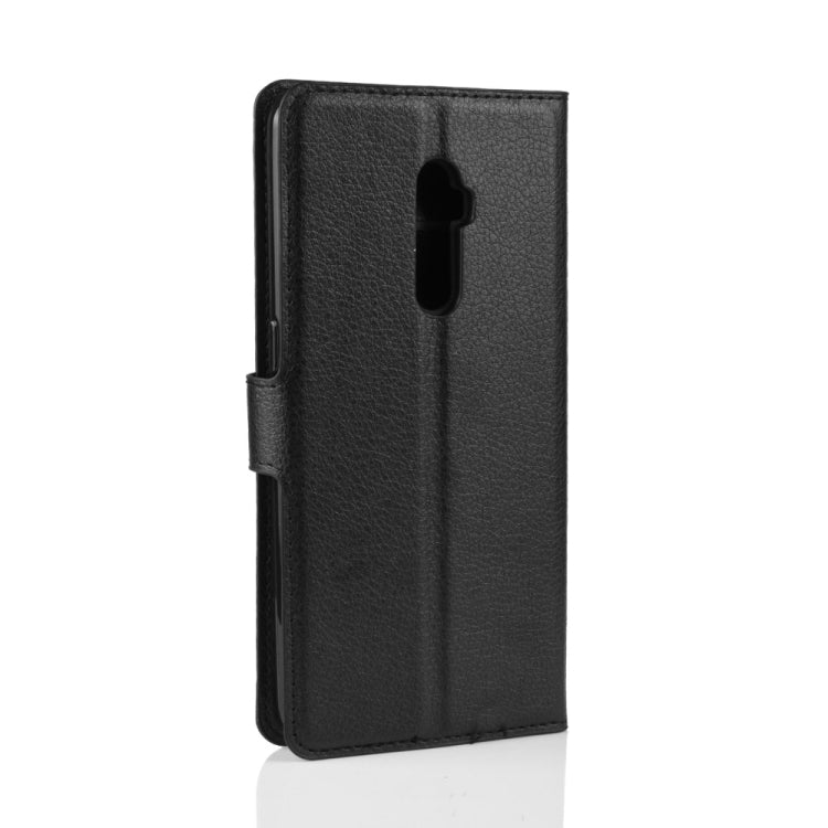 Litchi Texture Wallet Leather Stand Protective Case for OPPO Reon 10X Zoom