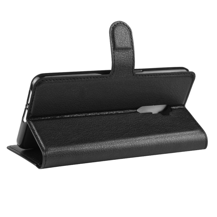 Litchi Texture Wallet Leather Stand Protective Case for OPPO Reon 10X Zoom