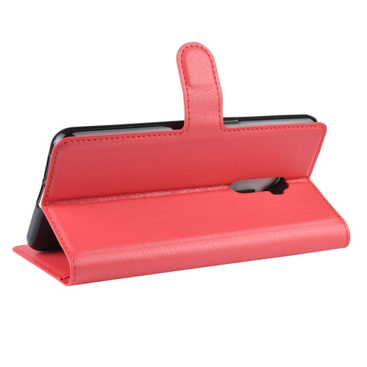 Litchi Texture Wallet Leather Stand Protective Case for OPPO Reon 10X Zoom