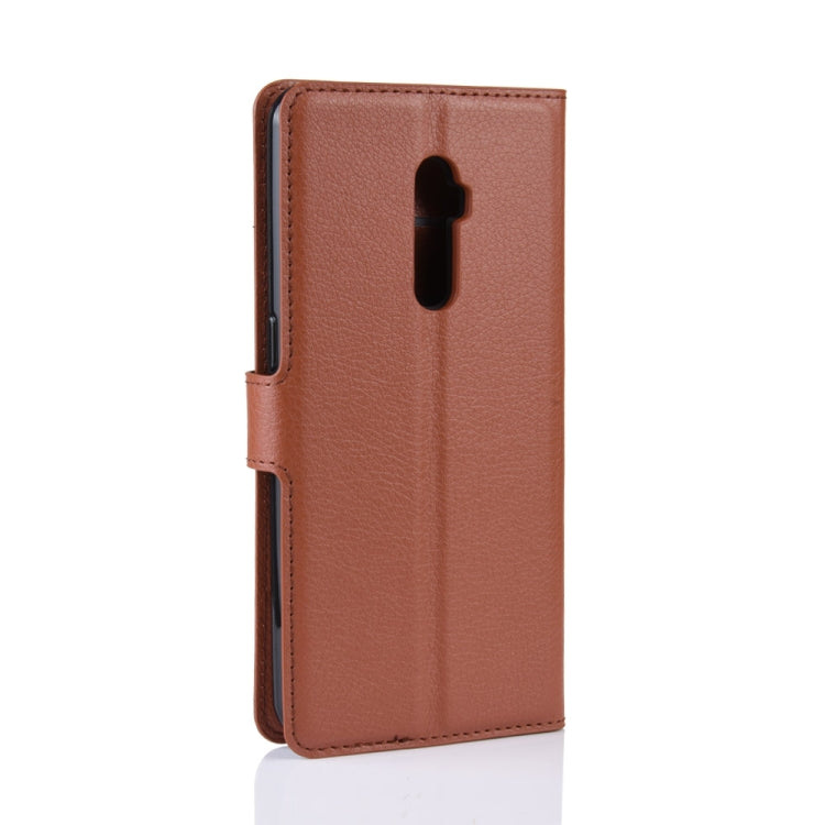 Litchi Texture Wallet Leather Stand Protective Case for OPPO Reon 10X Zoom