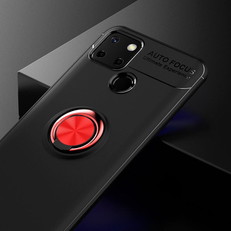 For OPPO Realme C12 Metal Ring Holder 360 Degree Rotating TPU Case