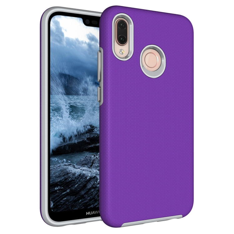 Anti-slip Armor Texture TPU + PC Case for Huawei P20 Lite / Nova 3E