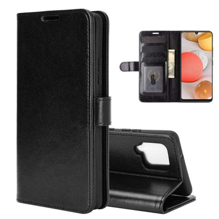 For Samsung Galaxy A42 5G R64 Texture Single Horizontal Flip Protective Case with Holder & Card Slots & Wallet& Photo Frame