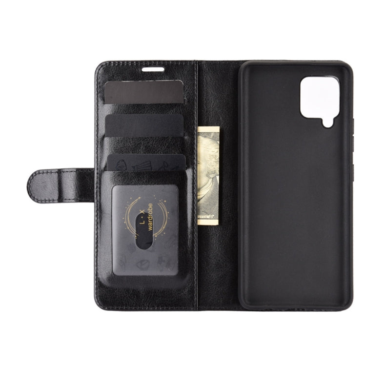 For Samsung Galaxy A42 5G R64 Texture Single Horizontal Flip Protective Case with Holder & Card Slots & Wallet& Photo Frame
