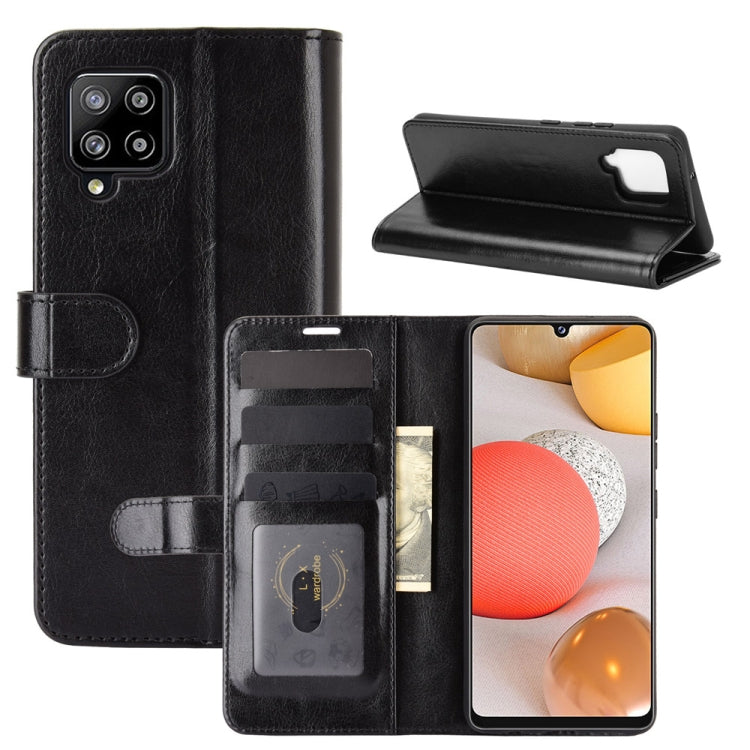 For Samsung Galaxy A42 5G R64 Texture Single Horizontal Flip Protective Case with Holder & Card Slots & Wallet& Photo Frame