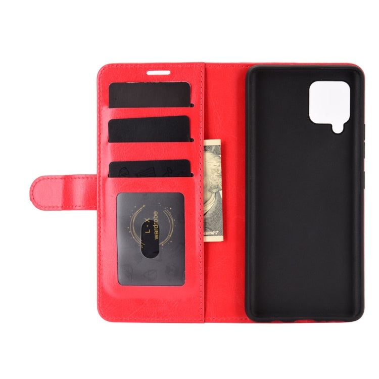 For Samsung Galaxy A42 5G R64 Texture Single Horizontal Flip Protective Case with Holder & Card Slots & Wallet& Photo Frame