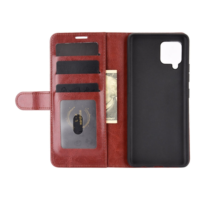 For Samsung Galaxy A42 5G R64 Texture Single Horizontal Flip Protective Case with Holder & Card Slots & Wallet& Photo Frame