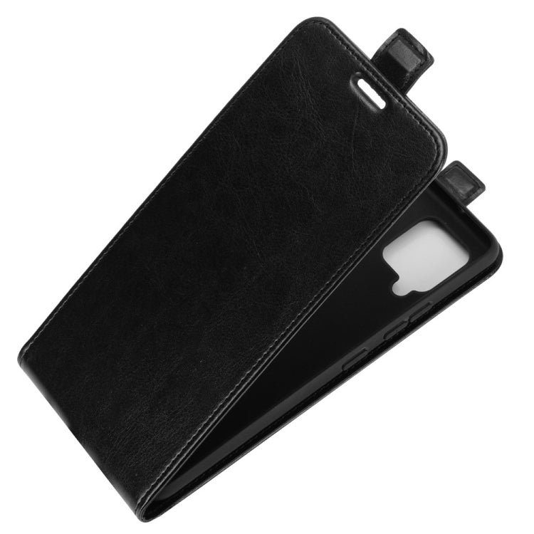 For Samsung Galaxy A42 5G  R64 Texture Single Vertical Flip Leather Protective Case with Card Slots & Photo Frame