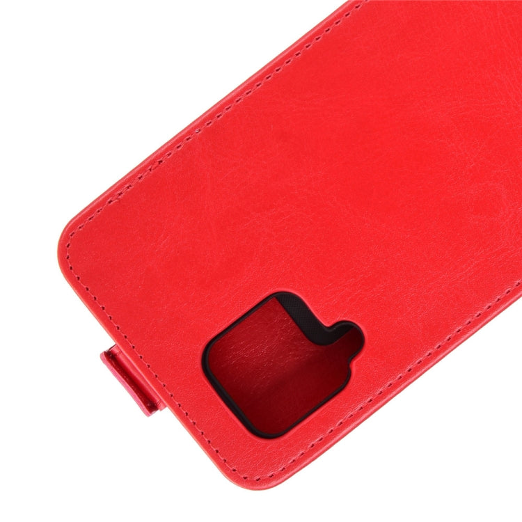 For Samsung Galaxy A42 5G  R64 Texture Single Vertical Flip Leather Protective Case with Card Slots & Photo Frame