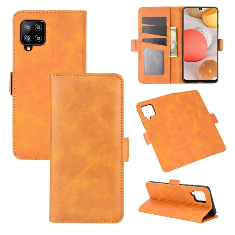 For Samsung Galaxy A42 5G Dual-side Magnetic Buckle Horizontal Flip Leather Case with Holder & Card Slots & Wallet