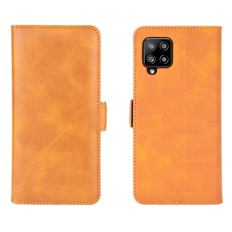 For Samsung Galaxy A42 5G Dual-side Magnetic Buckle Horizontal Flip Leather Case with Holder & Card Slots & Wallet