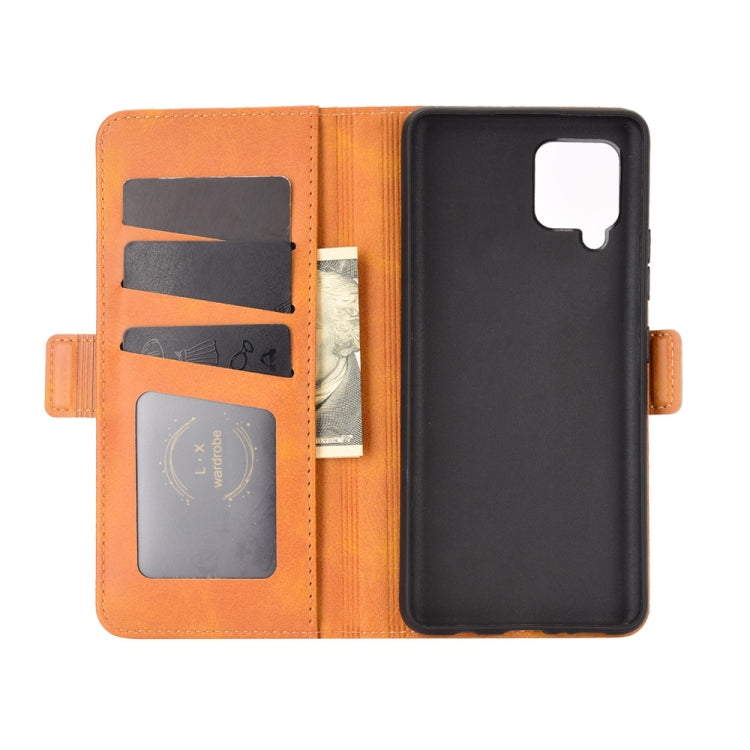 For Samsung Galaxy A42 5G Dual-side Magnetic Buckle Horizontal Flip Leather Case with Holder & Card Slots & Wallet