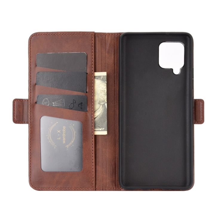 For Samsung Galaxy A42 5G Dual-side Magnetic Buckle Horizontal Flip Leather Case with Holder & Card Slots & Wallet