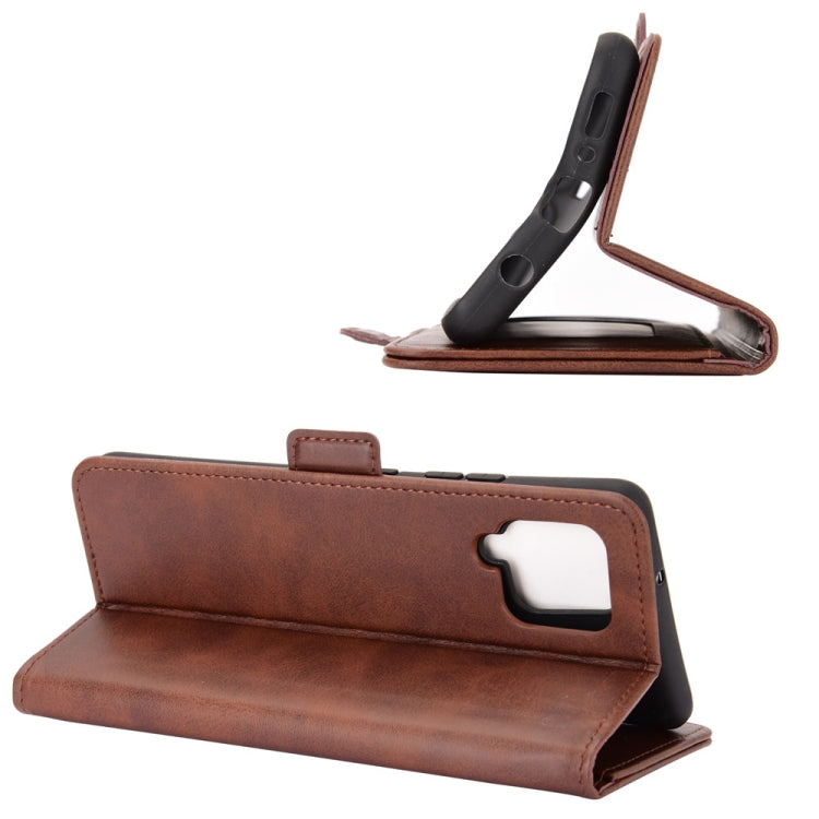 For Samsung Galaxy A42 5G Dual-side Magnetic Buckle Horizontal Flip Leather Case with Holder & Card Slots & Wallet