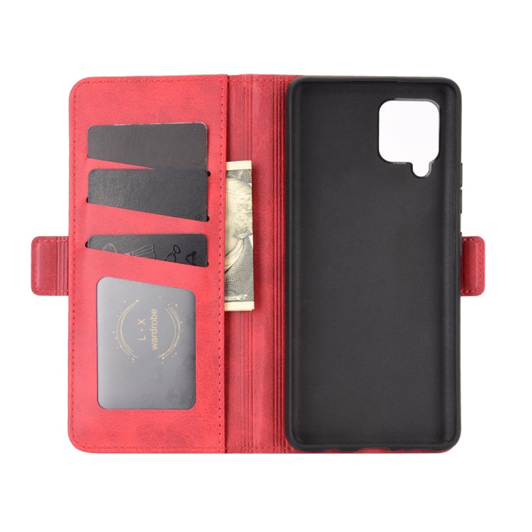 For Samsung Galaxy A42 5G Dual-side Magnetic Buckle Horizontal Flip Leather Case with Holder & Card Slots & Wallet