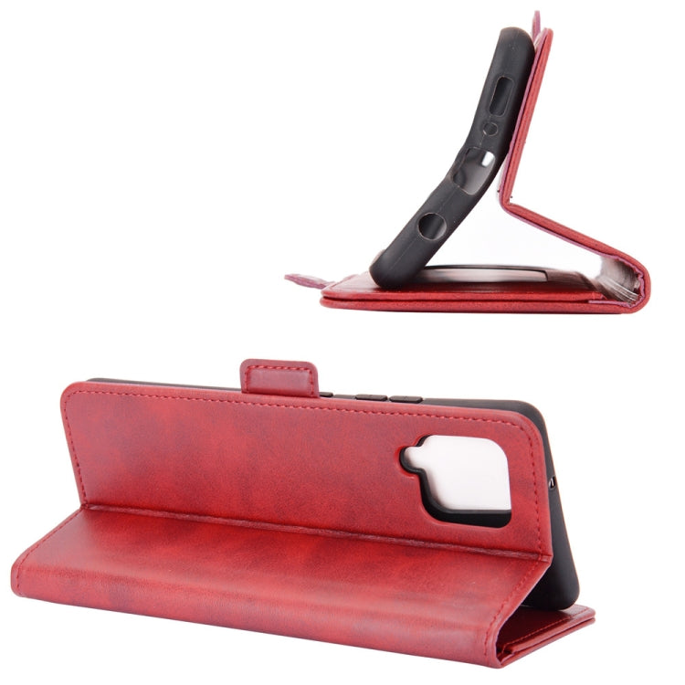 For Samsung Galaxy A42 5G Dual-side Magnetic Buckle Horizontal Flip Leather Case with Holder & Card Slots & Wallet