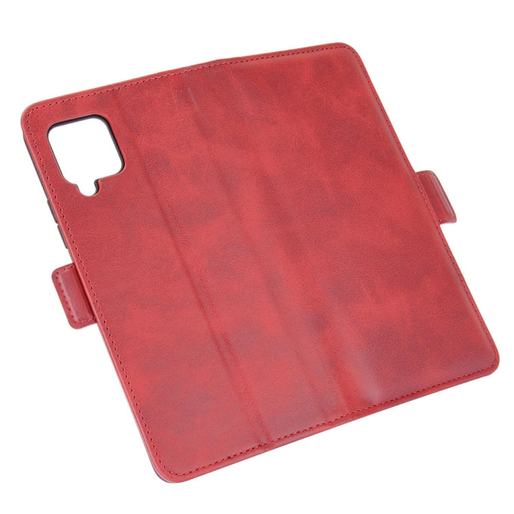 For Samsung Galaxy A42 5G Dual-side Magnetic Buckle Horizontal Flip Leather Case with Holder & Card Slots & Wallet