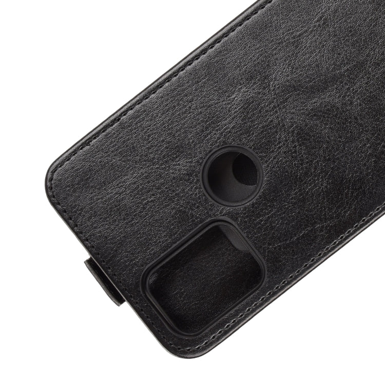 For Alcatel 3X 2020 R64 Texture Single Vertical Flip Leather Protective Case with Card Slots & Photo Frame