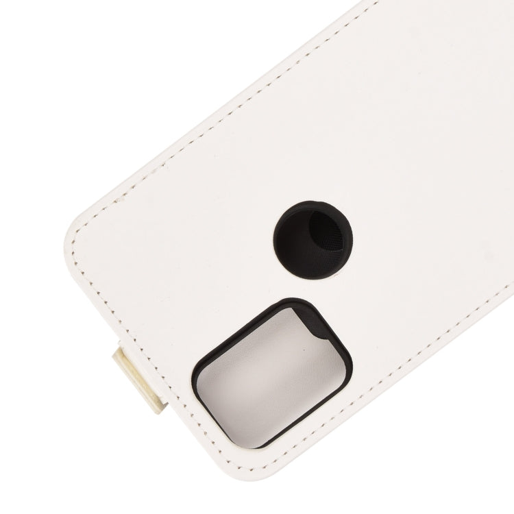 For Alcatel 3X 2020 R64 Texture Single Vertical Flip Leather Protective Case with Card Slots & Photo Frame