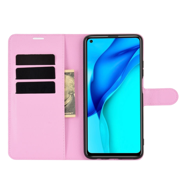 For Huawei Mate 40 lite/Mai Mang 9 Litchi Texture Horizontal Flip Protective Case with Holder & Card Slots & Wallet