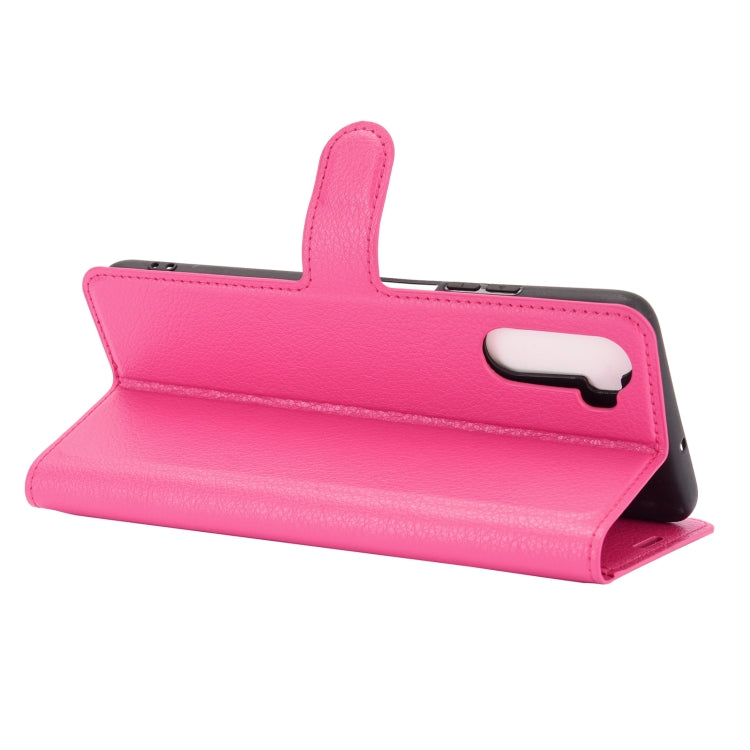 For Huawei Mate 40 lite/Mai Mang 9 Litchi Texture Horizontal Flip Protective Case with Holder & Card Slots & Wallet