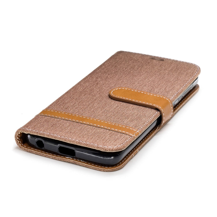 Color Matching Denim Texture Leather Case for Motorola G6 , with Holder & Card Slots & Wallet & Lanyard
