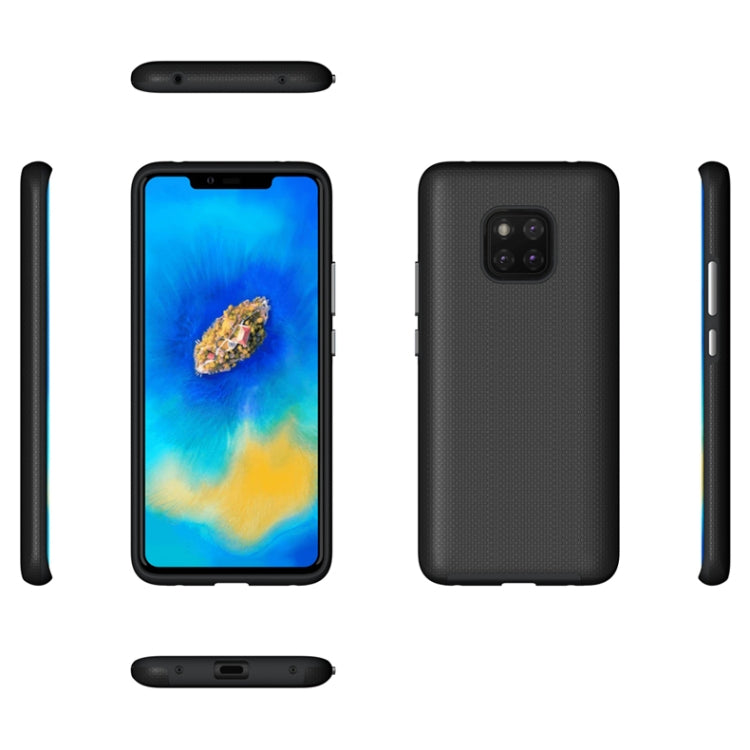 Anti-slip Armor Texture TPU + PC Case for Huawei Mate 20 Pro