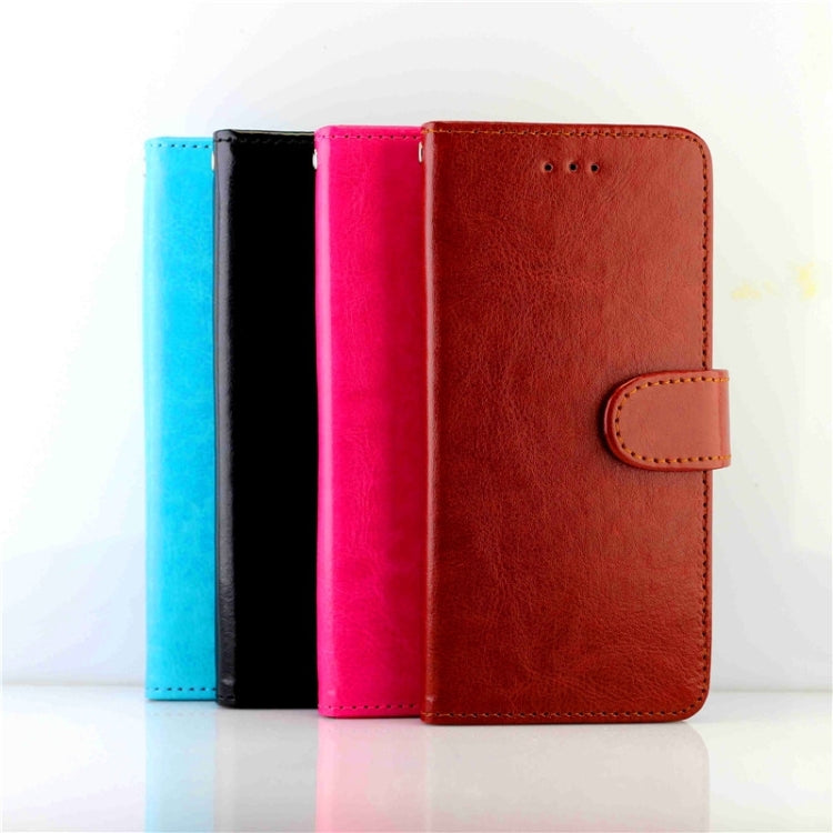 For OPPO Reno4(4G) Crazy Horse Texture Leather Horizontal Flip Protective Case with Holder & Card Slots & Wallet & Photo Frame
