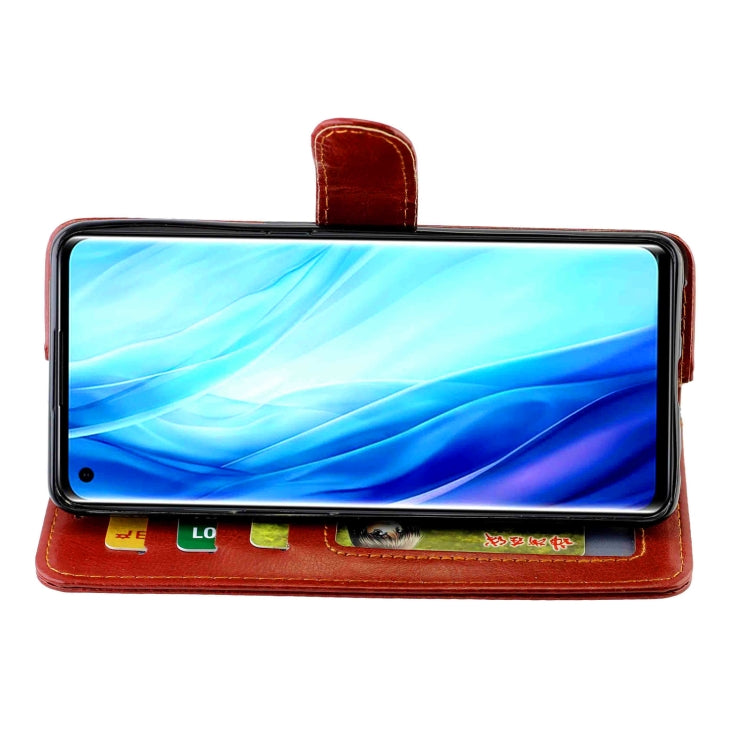 For OPPO Reno4 Pro(4G) Crazy Horse Texture Leather Horizontal Flip Protective Case with Holder & Card Slots & Wallet & Photo Frame