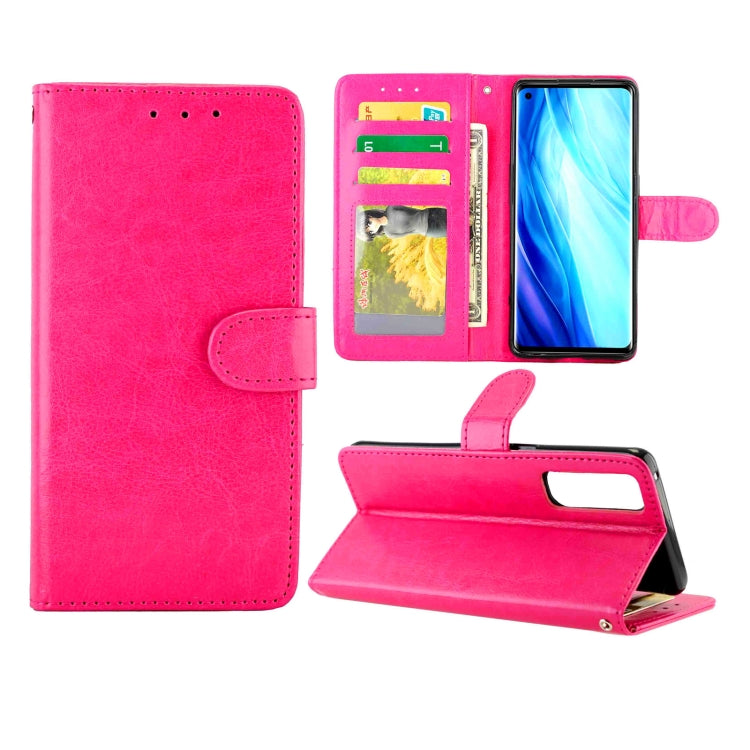 For OPPO Reno4 Pro(4G) Crazy Horse Texture Leather Horizontal Flip Protective Case with Holder & Card Slots & Wallet & Photo Frame