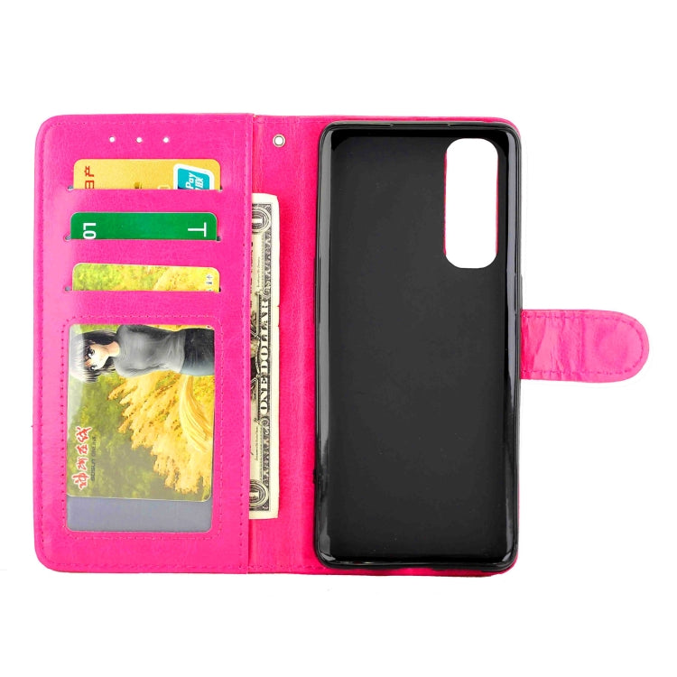 For OPPO Reno4 Pro(4G) Crazy Horse Texture Leather Horizontal Flip Protective Case with Holder & Card Slots & Wallet & Photo Frame