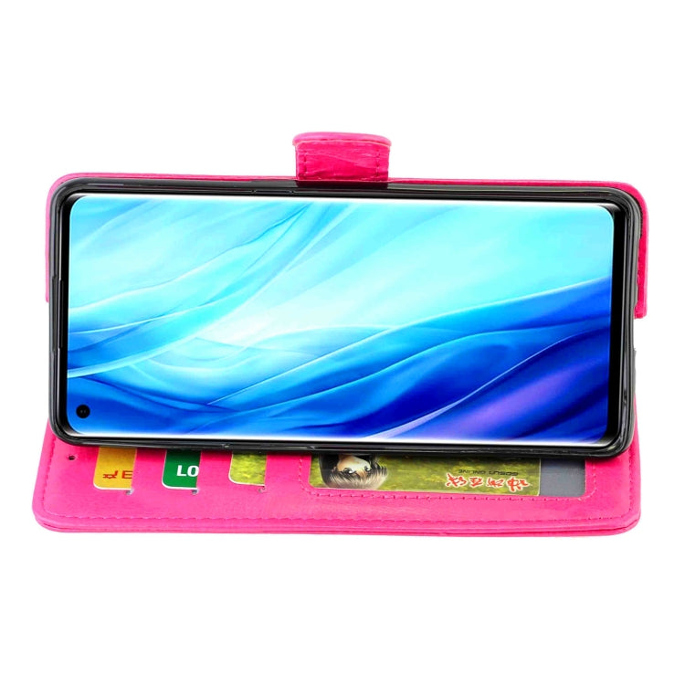 For OPPO Reno4 Pro(4G) Crazy Horse Texture Leather Horizontal Flip Protective Case with Holder & Card Slots & Wallet & Photo Frame