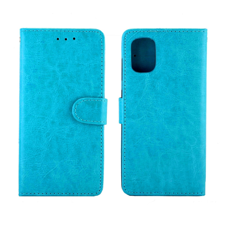 For Samsung Galaxy M31S Crazy Horse Texture Leather Horizontal Flip Protective Case with Holder & Card Slots & Wallet & Photo Frame