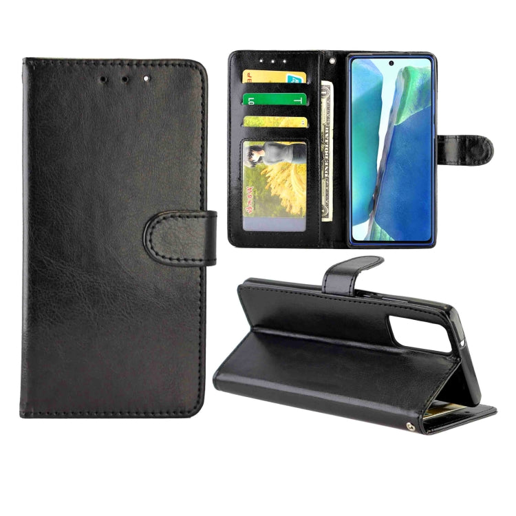 For Samsung Galaxy Note20 Crazy Horse Texture Leather Horizontal Flip Protective Case with Holder & Card Slots & Wallet & Photo Frame