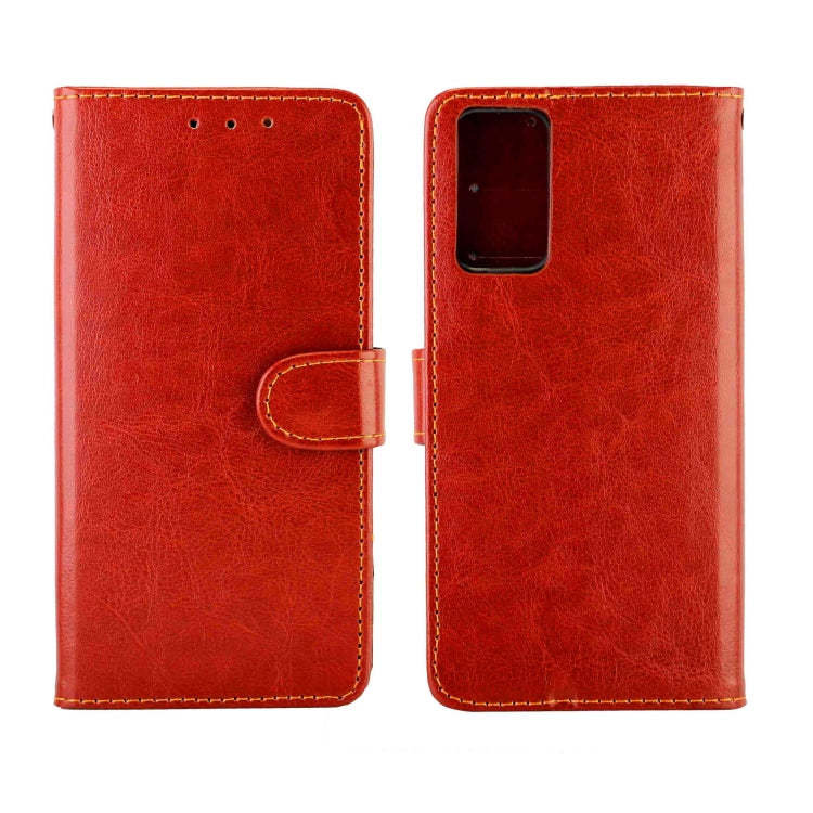 For Samsung Galaxy Note20 Crazy Horse Texture Leather Horizontal Flip Protective Case with Holder & Card Slots & Wallet & Photo Frame
