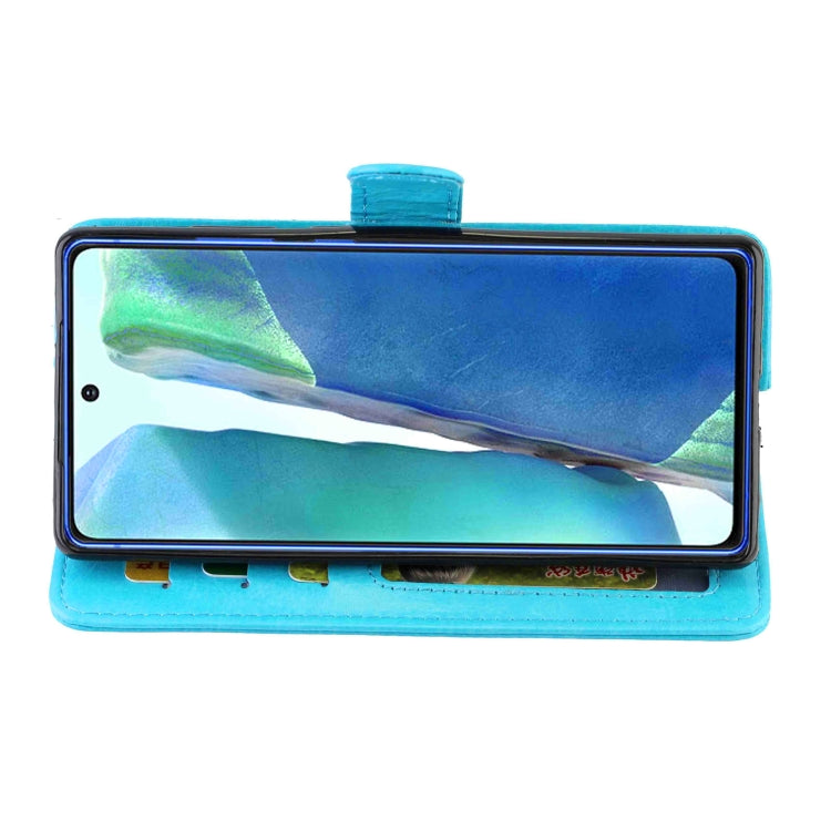 For Samsung Galaxy Note20 Crazy Horse Texture Leather Horizontal Flip Protective Case with Holder & Card Slots & Wallet & Photo Frame