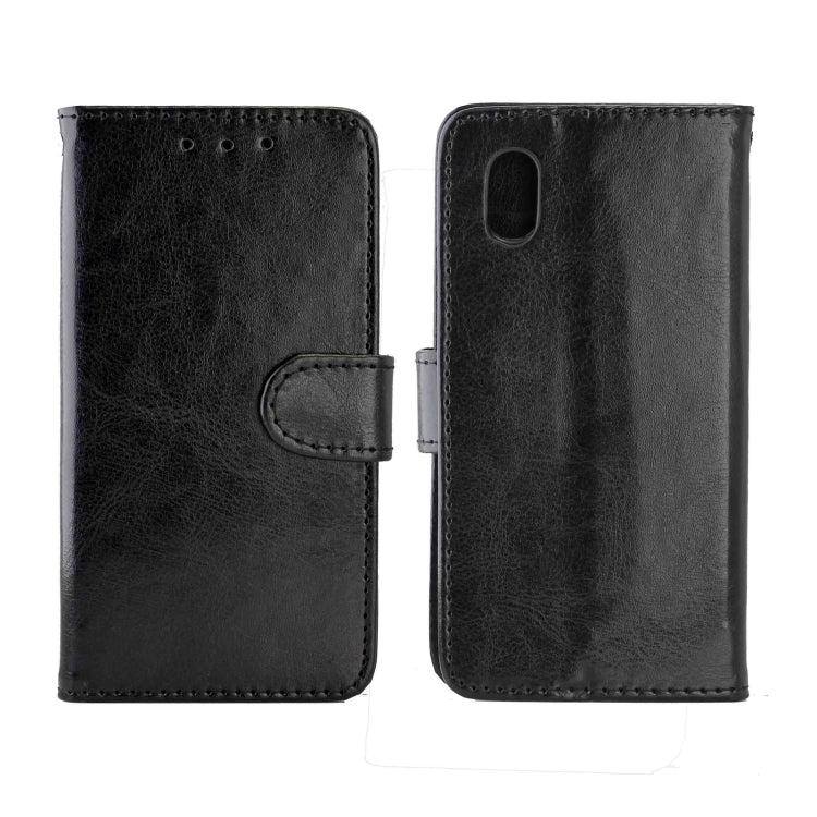 For Galaxy A01 Core/M01 Core Crazy Horse Texture Leather Horizontal Flip Protective Case with Holder & Card Slots & Wallet & Photo Frame